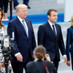 President Donald Trump and his wife, Melania Trump, with French President Emmanuel Macron and his wife, Brigitte Macron, at the traditional Bastille Day military parade on the Champs-Élysées on July 14, 2017, in Paris (Thierry Chesnot/Getty Images)